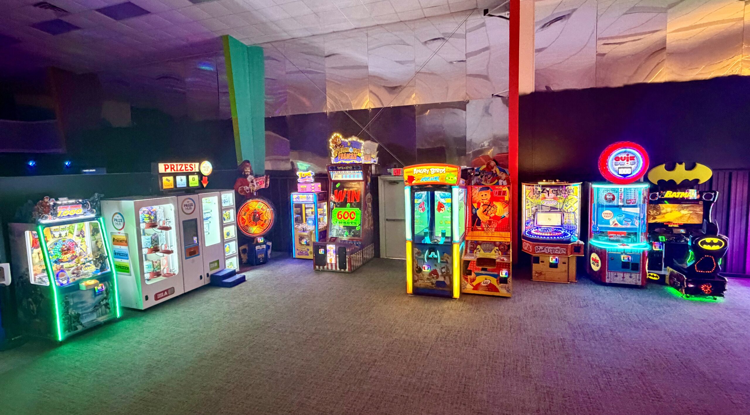 Funatics arcade game area